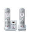 Telefon Panasonic DECT Twin, KX-TG6822GS, robot telefonic