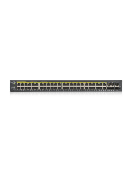 ZYXEL | GS192048HPV2-EU0101F | GS1920-48HP v2 | Switch | Smart Managed | Layer 2 | POE| Rackmount | Porturi 44 Gigabit POE, 4 Gi