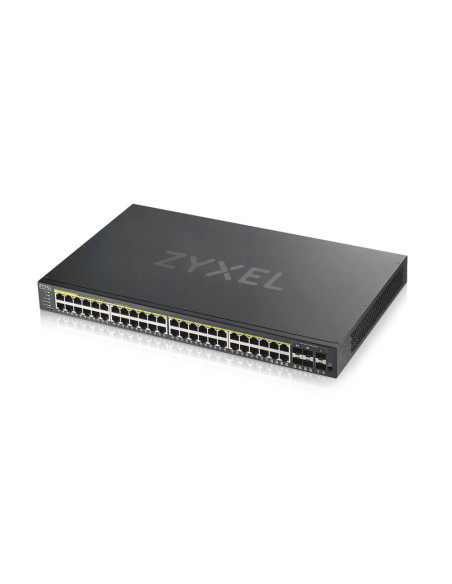 ZYXEL | GS192048HPV2-EU0101F | GS1920-48HP v2 | Switch | Smart Managed | Layer 2 | POE| Rackmount | Porturi 44 Gigabit POE, 4 Gi