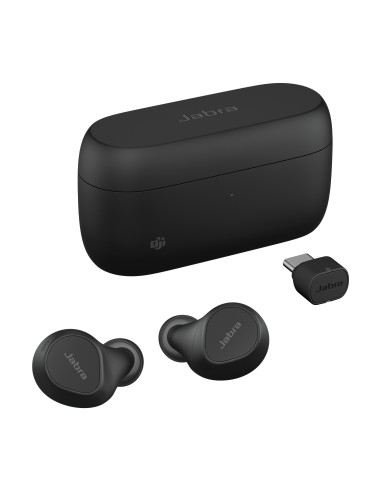 JABRA Evolve2 Buds MS Cradle USB-C MS Link 380 BT adapter USB-C MS 30cm USB-C to USB-A cable Ear gels USB-A to USB-C adapter war