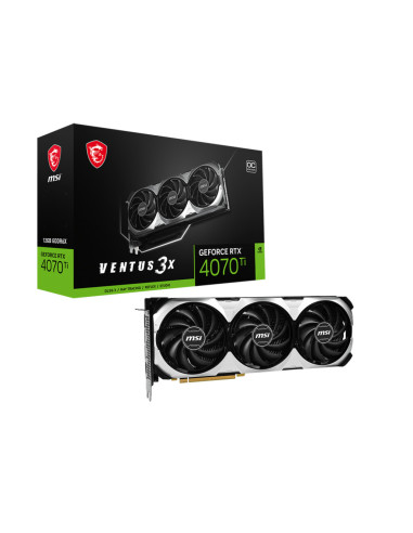 Placa video geforce rtx 4070 ti ventus 3x,GEFORCE RTX 4070 TI