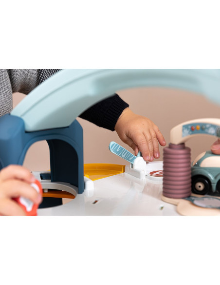 Pista de masini Smoby Big Garage cu masinuta si