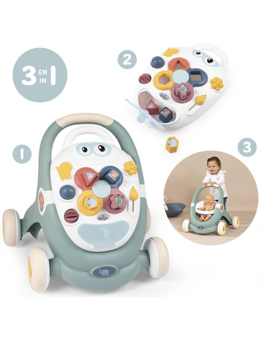 Premergator Smoby Trotty Walker 3 in 1 verde,S7600140304