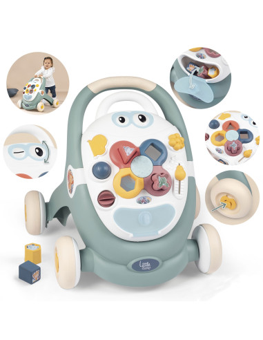 Premergator Smoby Trotty Walker 3 in 1 verde,S7600140304