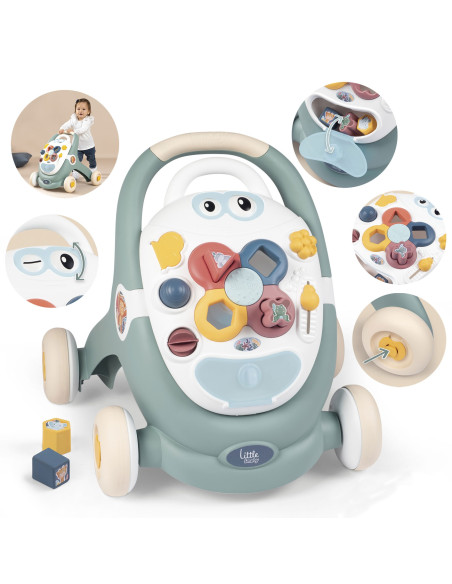 Premergator Smoby Trotty Walker 3 in 1 verde,S7600140304