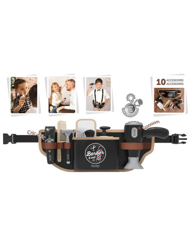 Centura frizer Smoby Barber and Cut negru cu