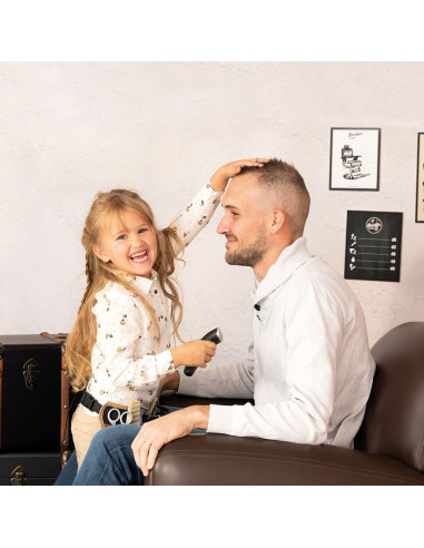 Centura frizer Smoby Barber and Cut negru cu