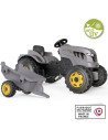 Tractor cu pedale si remorca Smoby Stronger XXL gri,S7600710202