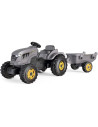 Tractor cu pedale si remorca Smoby Stronger XXL gri,S7600710202