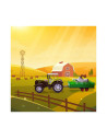 Tractor cu remorca si 2 animale, 54 cm,0488-216