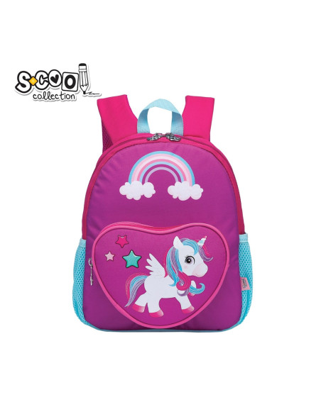 Ghiozdan gradinita UNICORN, 31x24x9 cm - S-COOL,SC2087