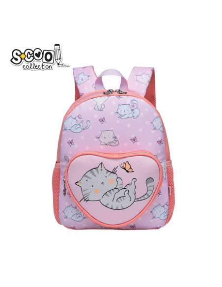 Ghiozdan gradinita CAT, 31x24x9 cm - S-COOL,SC2089 Ghiozdan gradinita CAT, 31x24x9 cm - S-COOL,SC2089