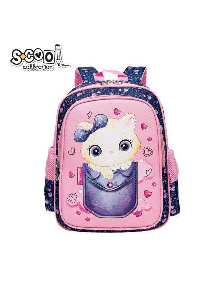 Ghiozdan CAT, 33x27x15 cm - S-COOL,SC2090 Ghiozdan CAT, 33x27x15 cm - S-COOL,SC2090