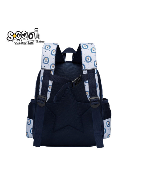 Ghiozdan LITTLE BOSS, 33x27x15 cm - S-COOL,SC2096