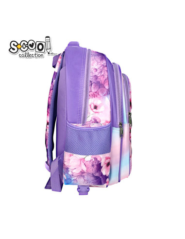 Ghiozdan 3D cu led UNICORN, 40x32x19.5 cm - S-COOL,SC2312