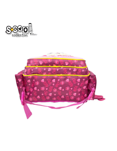 Ghiozdan 3D cu led CUTE KITTY, 40x32x19.5 cm - S-COOL,SC2313