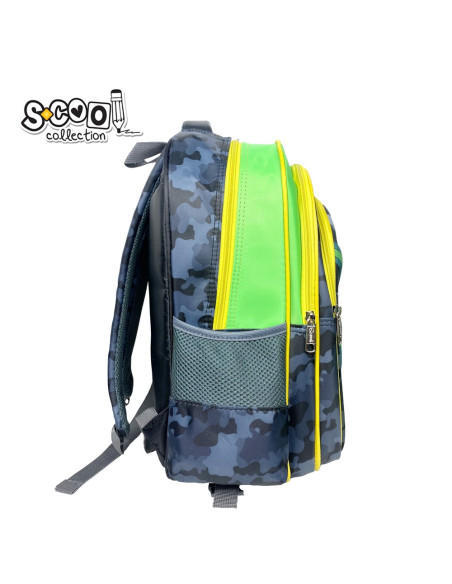 Ghiozdan 3D cu led AIR FORCE, 40x32x19.5 cm - S-COOL,SC2317
