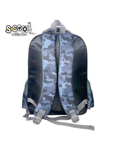 Ghiozdan 3D cu led AIR FORCE, 40x32x19.5 cm - S-COOL,SC2317