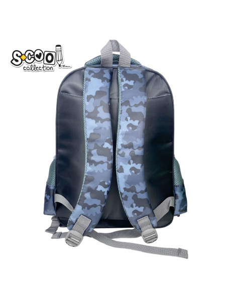 Ghiozdan 3D cu led AIR FORCE, 40x32x19.5 cm - S-COOL,SC2317