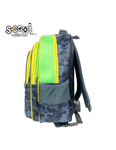 Ghiozdan 3D cu led AIR FORCE, 40x32x19.5 cm - S-COOL,SC2317