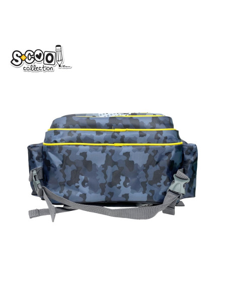 Ghiozdan 3D cu led AIR FORCE, 40x32x19.5 cm - S-COOL,SC2317