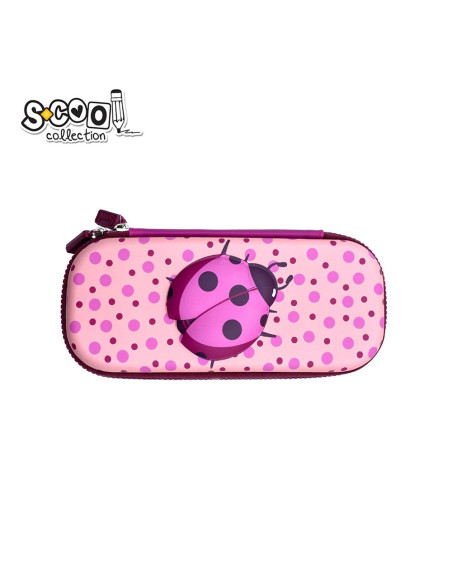 Penar borseta 3D, LADYBUG, 22x9x4.5 cm - S-COOL,SC2215