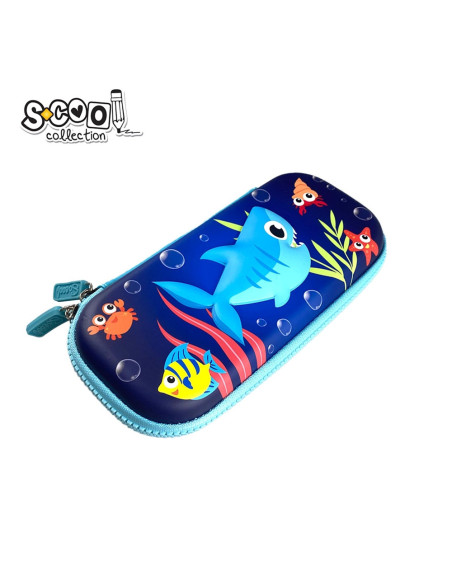 Penar borseta 3D, SHARK, 22x9x4.5 cm - S-COOL,SC2218