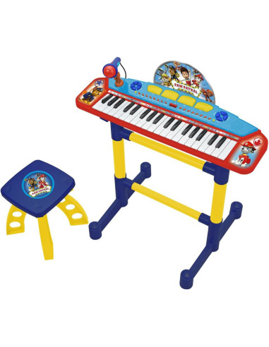 Keyboard electronic cu microfon si scaunel Paw Patrol,RG2523