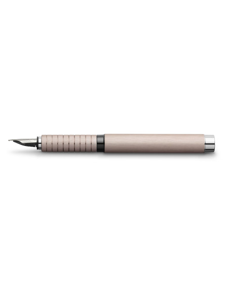 FC148422,Stilou essentio aluminium rose ef faber-castell