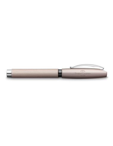 FC148422,Stilou essentio aluminium rose ef faber-castell