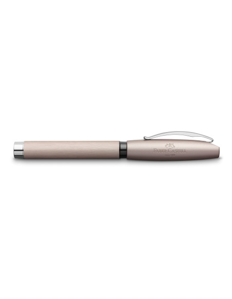 FC148422,Stilou essentio aluminium rose ef faber-castell