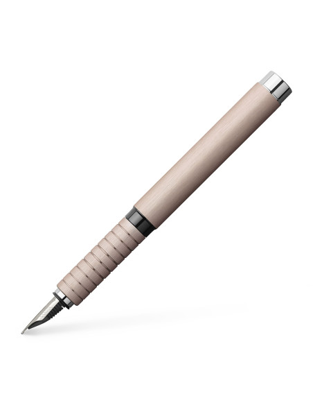 FC148422,Stilou essentio aluminium rose ef faber-castell