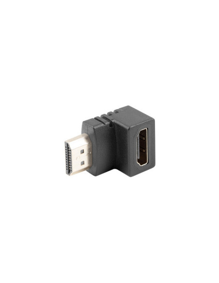 Adaptor HDMI tata la HDMI mama cotit 90 grade, AD-0033-BK