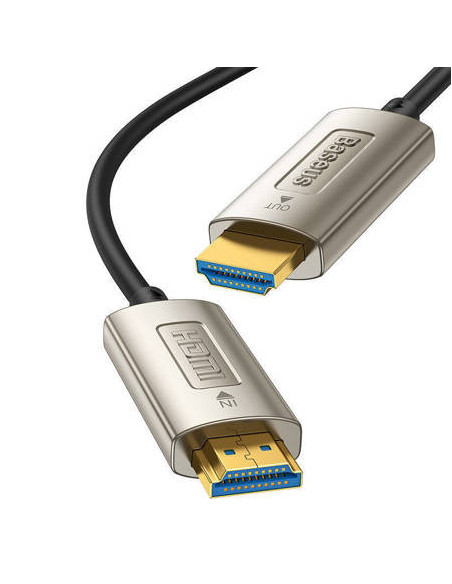 Cablu HDMI2.0 Baseus 4K@60Hz, 10m prin fibra optica, HD