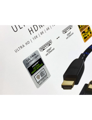 Cablu HDMI2.10K,8K,4K, 2m, premium, 00423520, Inakustik,423520
