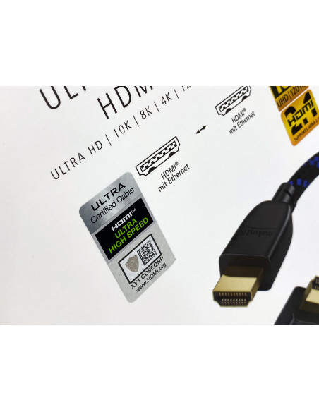 Cablu HDMI2.10K,8K,4K, 2m, premium, 00423520, Inakustik,423520