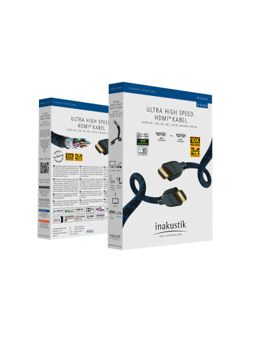 Cablu HDMI2.10K,8K,4K, 2m, premium, 00423520, Inakustik,423520