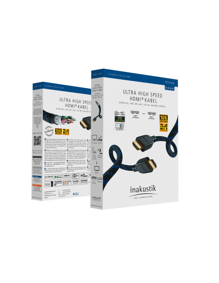 Cablu HDMI2.10K,8K,4K, 2m, premium, 00423520, Inakustik,423520