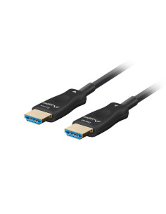 Cablu optic HDMI M/M V2.1, Lanberg, 50m,CA-HDMI-30FB-0500-BK