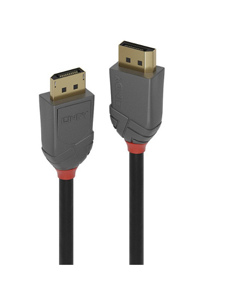 Cablu Lindy DisplayPort 1.2, Anthra Line, DP Male to Male