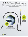 Cablu HDMI2.1, 8K@60, prin fibra optica, 10m, 49883
