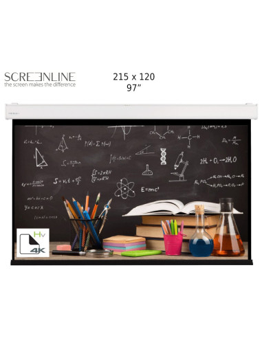 Ecran de proiectie motorizat perete/tavan Screenline SLIM Home