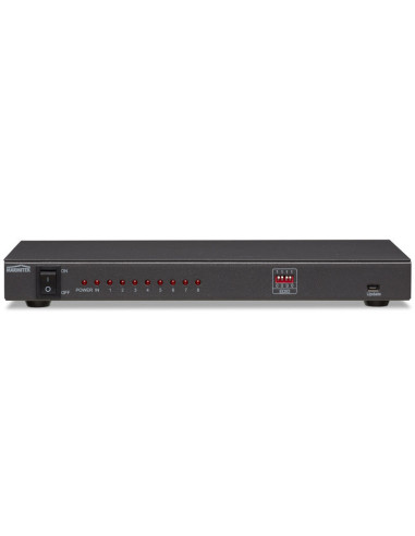 Splitter HDMI Marmitek 418 UHD, cu suport 4K UHD – o intrare/ 8