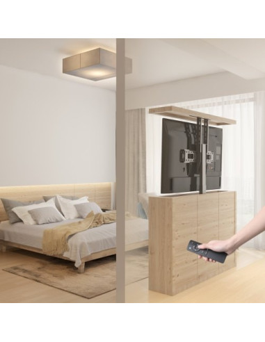 Lift TV motorizat vertical cu telecomanda, Blackmount