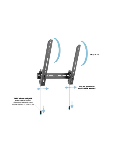 Suport TV de perete Multibrackets MB-0988, diagonala 32"-55"