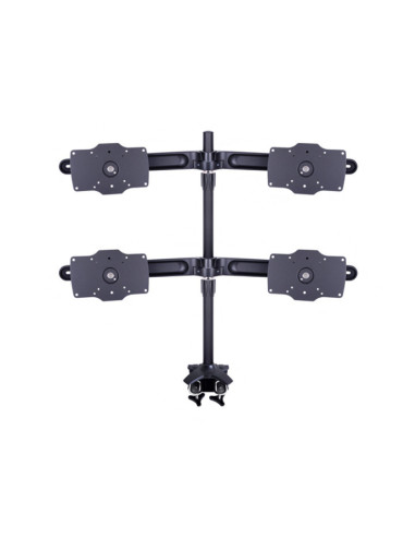 Suport 4 monitoare/LCD birou Multibrackets,15"-32", negru, 4