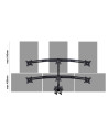 Suport pentru 3 monitoare /LCD birou Multibrackets,15"-24"