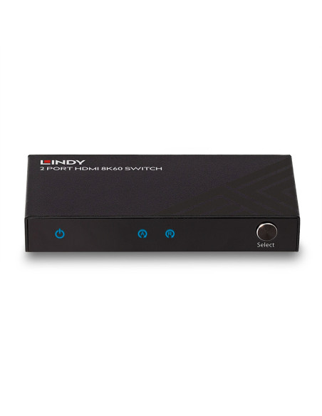 Switch HDMI 8K@60Hz, 2 in/1out Lindy 38337,38337