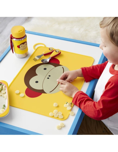 Skip Hop Suport Zoo Fold & Go din silicon - Maimutica,BS-252051