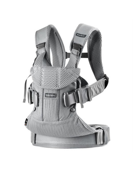 BabyBjorn - Marsupiu anatomic One Air - Silver, 3D